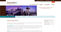 Desktop Screenshot of new.resourcefulhr.com