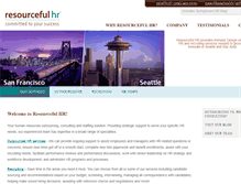 Tablet Screenshot of new.resourcefulhr.com
